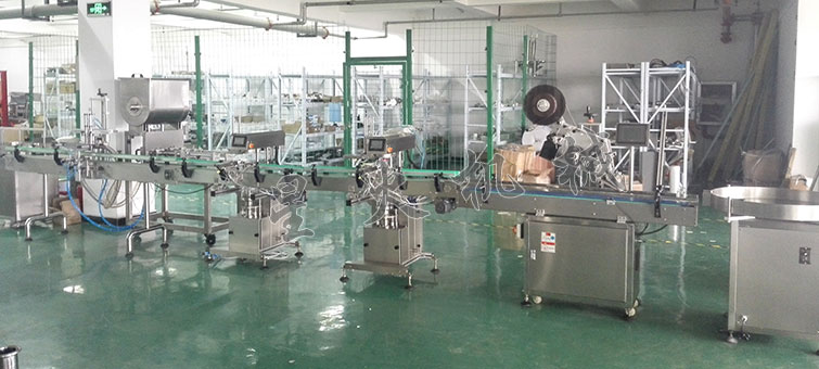 全自動(dòng)醬料灌裝生產(chǎn)線，大顆粒醬料灌裝生產(chǎn)線